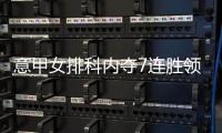 意甲女排科内夺7连胜领跑 米兰3