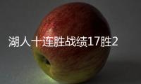 湖人十连胜战绩17胜2负 曾经的王朝光彩重现
