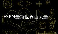 ESPN最新世界百大最具影响力运动员榜单揭晓